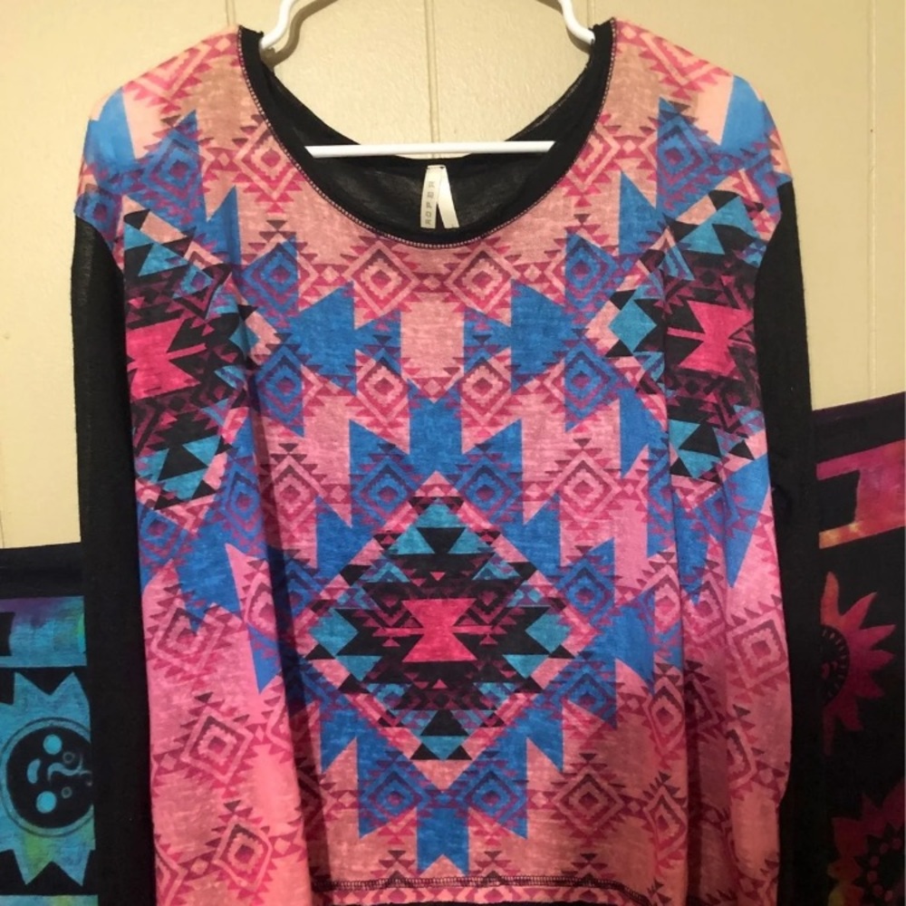 Multicolored Cotton Long sleeve Shirt